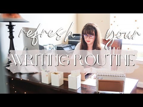 refresh your writing routine 🤎☕✍️🍂 in 5 easy steps