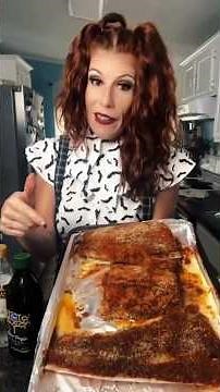 Blackened Redfish Pontchartrain
