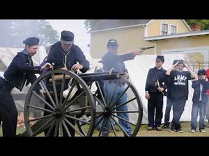 Port Gamble Civil War Gatling Gun Demonstration