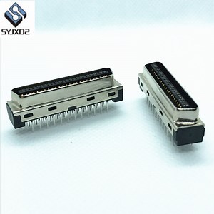 [Hot Item] SCSI Vhdci 50p Female Right Angel DIP Server Connector