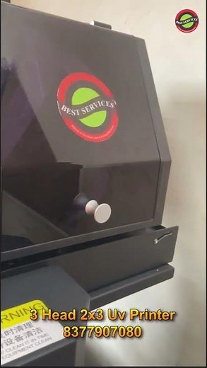 6090 Triple Head UV Flatbed Printer | Ultimate High-Speed Printing Solution | UV Printer Machine