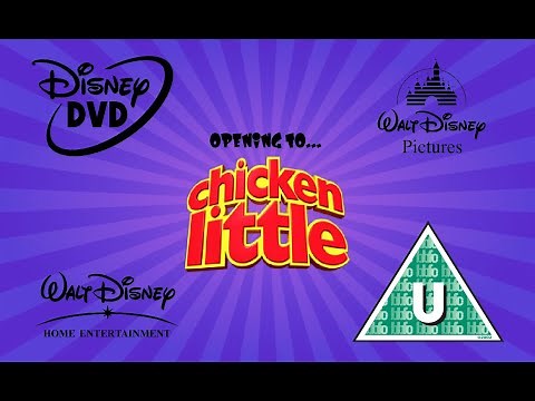 Opening to Chicken Little 2006 UK DVD