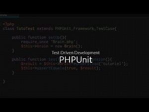 Tutoriel PHPUnit : Tests unitaires, PHPUnit