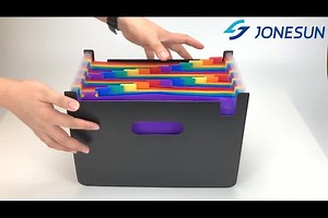 PP Plastic Large Custom Printed A4 24 Pocket Accordion Expanding File Folder Organizer for Office Supplies