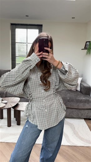 Stylish Checkered Drawstring Blouse Trends You Should Try