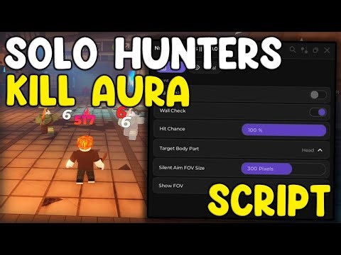 [🌀NEW] Solo Hunters BEST Script Kill Aura & Auto Farm - Roblox 2026