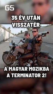 35 év után visszatér a magyar mozikba a Terminator 2! #gs #terminator2 #anniversary #cinema