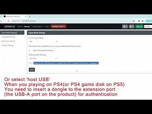 Guidance--- How to choose input mode(Especially PS4/PS5/XBOXONE)