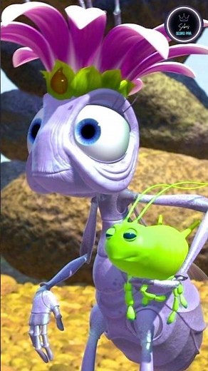 El increíble secreto de la mascota de la reina en la película"Bichos" #bichos #hormiga #curiosidades