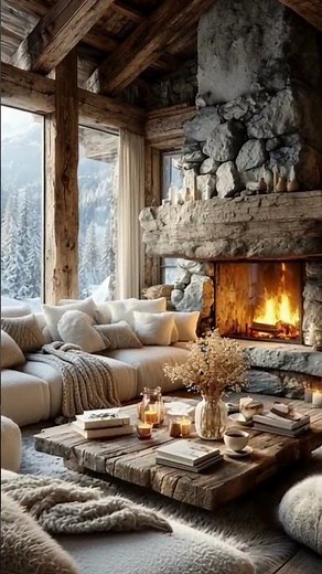 This Cozy Winter Cabin Will MELT Your Stress Instantly ❄🔥