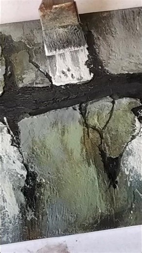 TEXTURED Art ABSTRACT ACRYLIC Tutorial #shorts