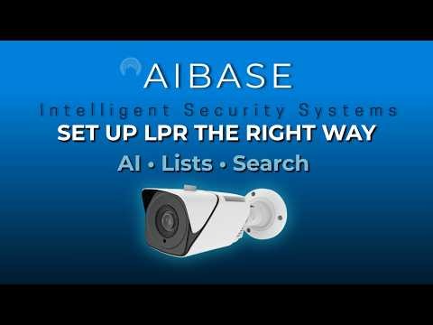 How to Set Up LPR Camera (AIBASE 4K) | AI Config, Whitelist/Blacklist & Plate Search | Ameta Academy