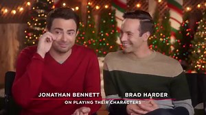 Jonathan Bennett and Brad Harder share their experience playing their characters and the three interweaving tales that make up the Hallmark Channel Original Premiere "The Christmas House," airing Sunday at 8pm/7c. | Hallmark Channel