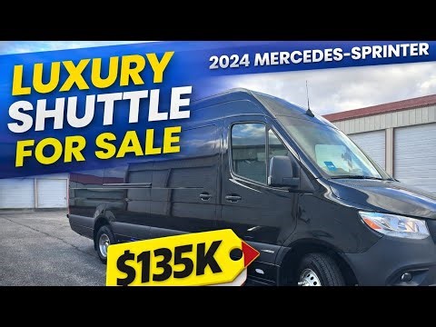 2024 Mercedes-Benz Sprinter Executive Shuttle | 14 Passenger Luxury Van | $135K