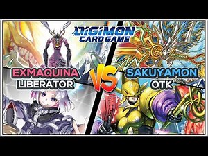 *NEW* ExMaquinamon vs Sakuyamon • EX11 Gameplay | DCGO | Digimon TCG