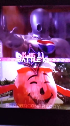 Kool-Aid Man versus Pepsi man