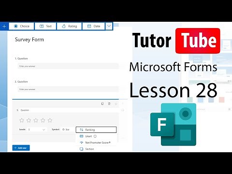 Microsoft Forms - Lesson 28 - Shuffle Questions and Lock Questions