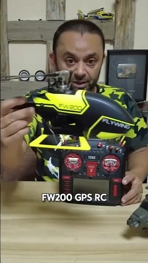 How to set Flywing FW200 helicopter with TX16S #shorts