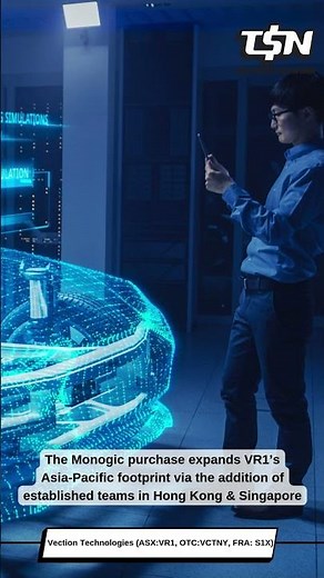 Vection Technologies (ASX:VR1, OTC:VCTNY, FRA: S1X): Signs binding agreement to acquire Monogic