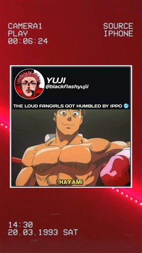 The Loud Fangirls Humbled By Ippo 🥶 #hajimenoippo #ippo #anime
