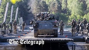 Watch: British Army leaves US troops trailing in river crossing race