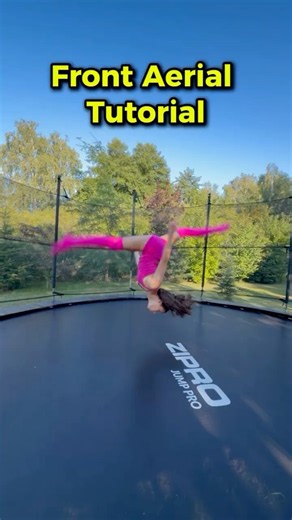 How to Front Aerial in 6 Steps #shorts #acro #acrobatics #dance