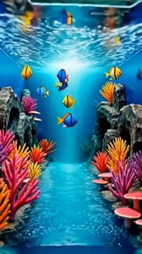 Satisfying Epoxy: Live-Edge Wood Kitchen Island as Reef Aquarium! (Step-by-Step)