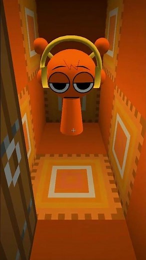 Door Lead Sprunki Oren X Bluey #shorts #minecraft #sprunki #bluey