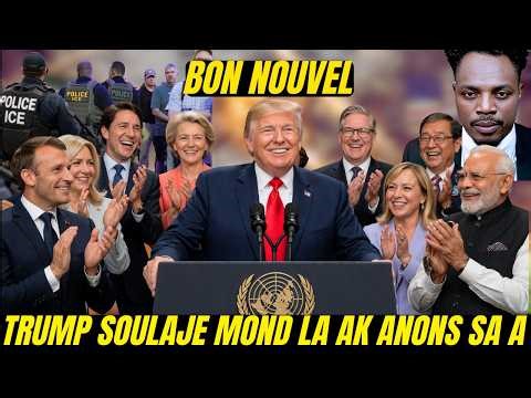 Tout Mond la Kontan apre Anons Prezidan Trump la!Vin Gade Koman ICE debake airport la jodi a