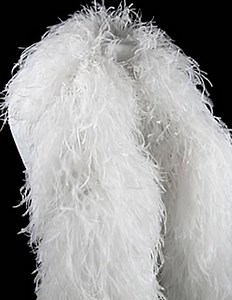 8 PLY THICK Burlesque WHITE Ostrich Feather Boa (6-feet Long) for Halloween/costume/dance/burlesque - Etsy