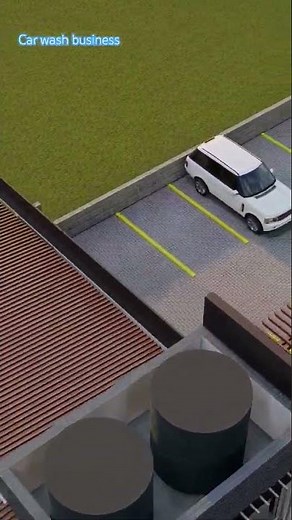 Car wash business idea Design on 50ft *100ft plot with offices #carwash #design #architecture