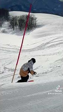 【ラマ先生】2024ラマ式ラントリ 前振り36°27°でもフェイキーターンもトリックも入れる！ #snowboarding #カービングターン #カービング #スノーボーダー