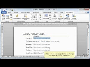 Word 2010 Course. 21.5. Forms.