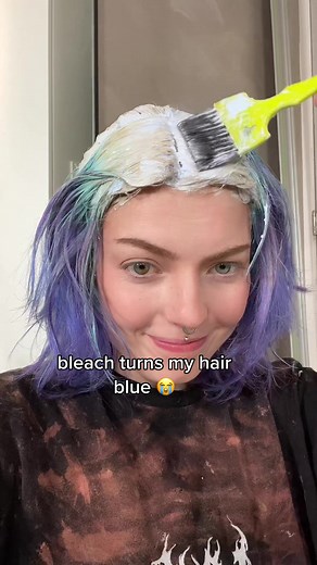 Unexpected Results: Black Hair Dye Turning Blue