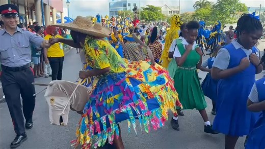 A section of Mother Sallys dance and entertain onlookers as they parade down the road during to Queens Park for the opening ceremony of CARIFESTA XV. Video by Rahmat Jn Pierre. #MeAndMyNation #YourNewsYourTimeYourWay #TheSourceMatters #Barbados #CARIFESTAXV #CARIFESTA | The Nation Barbados