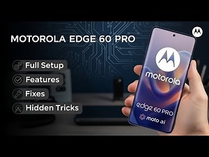 Motorola Edge 60 Pro – Full Setup, Features, Fixes & Hidden Tricks