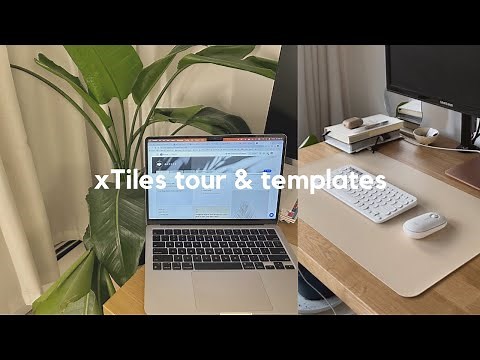 How to Organize Your Student Life With This One Tool 💻🌿 xTiles Tutorial & Aesthetic Customization