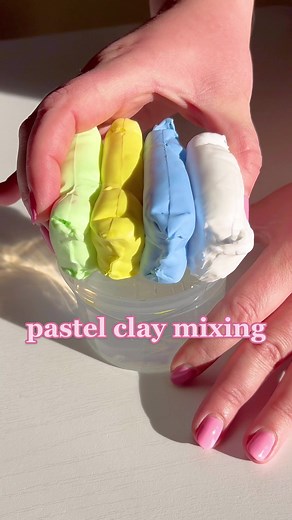 Colorful Spring-inspired Clay Slime Restock | 7 PM Central