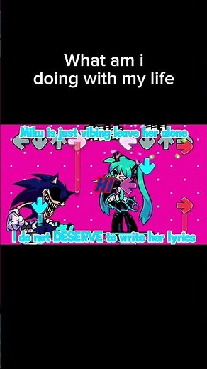 Obituary Hole with lyrics SHORT #fyp #fnf #miku #rabbithole #song #edit #lyrics #sonicexe #sonic