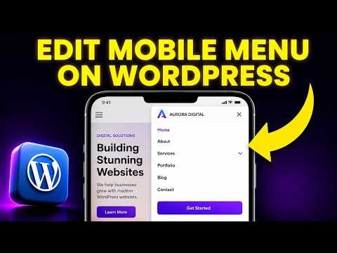 How to Edit Mobile Menu on WordPress (Easy Tutorial)