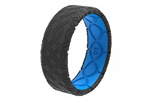 Groove Edge 3D Eternity Deep Stone Ring | Lifetime Warranty