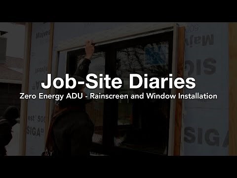 ADU Rainscreen and Window Integration