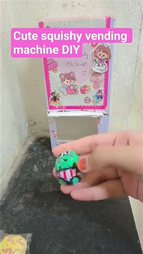 cute DIY squishy vending machine