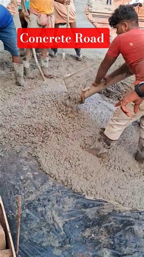 PQC M40 grade concrete for rigid pavement road construction #civilengineerwork07 #rigidpavement #pqc