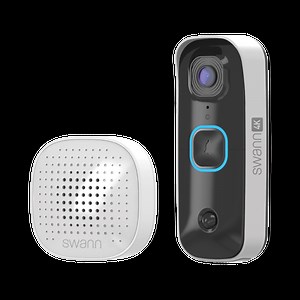 SwannBuddy4K Video Doorbell with SwannShield AI Voice Assistant
