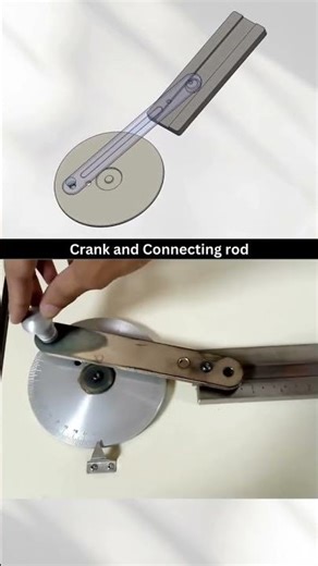 Crank and Connecting Rod Mechanism Explained! ⚙️ #machine