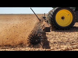 Running the Rotary Hoe Trying To Save My Cover Crop