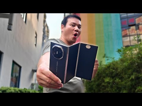 Hands-On with the $3000 Huawei Mate XT: A Triple-Fold Masterpiece?! [English]