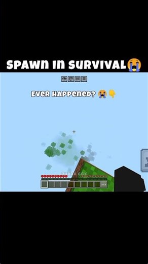 Minecraft Creative vs Survival 😳 Best Spawn vs Worst Spawn Ever 💀