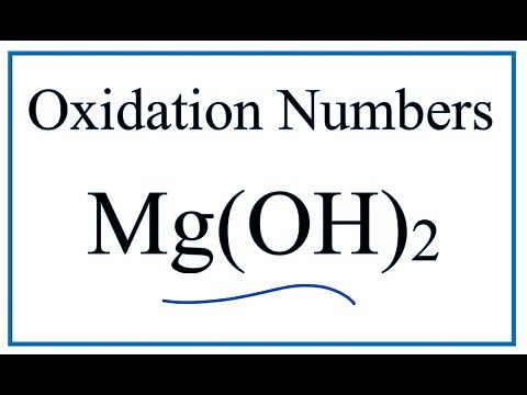 How to find the Oxidation Numbers for Mg(OH)2 (Magnesium hydroxide)
